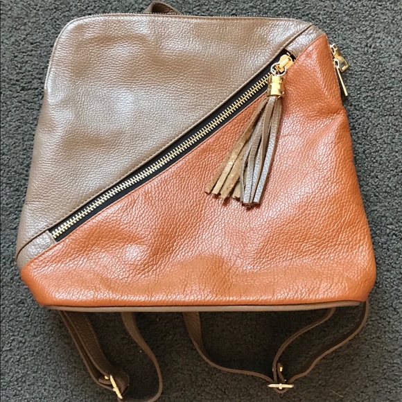 Vera Pelle Bags Authentic Leather Backpack Poshmark
